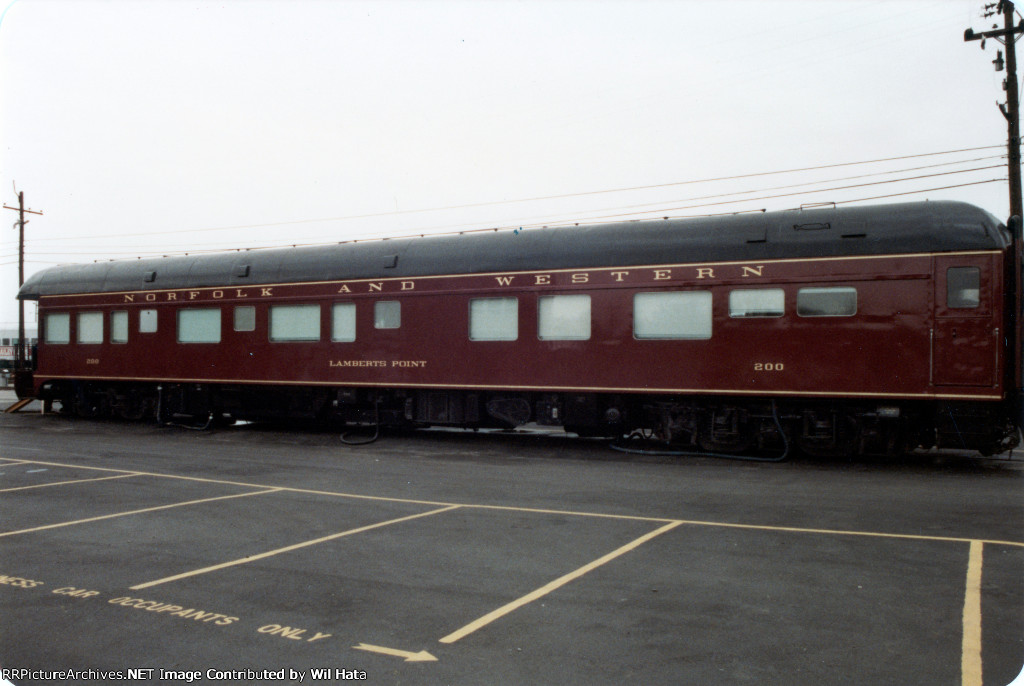 N&W Business Car 200 "Lamberts Point"